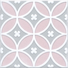 Декор Мурано розовый|15x15