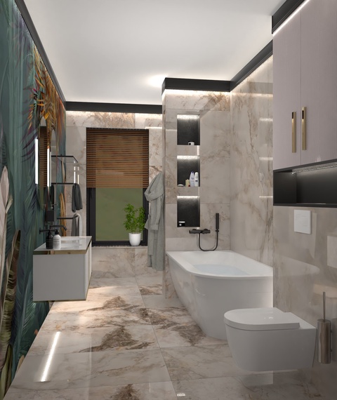 Ванная комната Kerama Marazzi Риальто дизайн