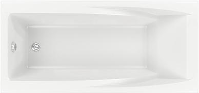 Ванна акриловая Эвита1800х850, аэромассаж 8 форсунок+хром17LED, каркас в комплекте, БЕЗ сифона, ZZ