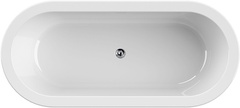 Ванна 1800x800xh600мм, отдельностоящая, с панелью, пробка слива цв.хром в комплекте, (акрил цв.белый, панель цв.белый), Slim Central ZZ