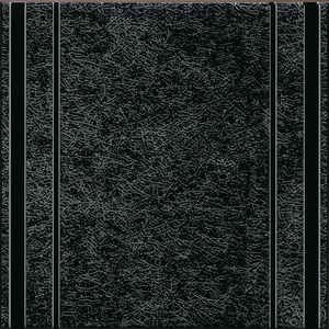 Декор Барберино 1 чёрный глянцевый 20x20