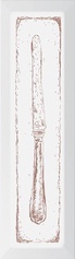 Декор Knife карамель l8.5x28.5