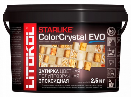Затирка Starlike Color Crystal EVO Beige Havana S.825  2,5 кг. ZZ
