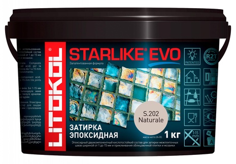 Затирка Starlike EVO NATURALE S.202  1 кг. ZZ