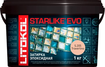 Затирка Starlike EVO TRAVERTINO S.205 1 кг. ZZ