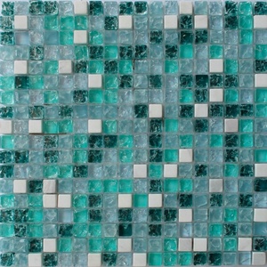 Мозаика Glass & Stone GS095B комбинированная  (чип15x15) ZZ |30х30
