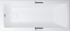 Ванна акриловая Triton Алекса 160x75 см, с ручками, БЕЗ каркаса, панелей, слива-перелива, цв. белый, ZZ