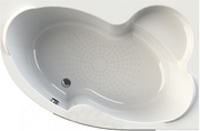 Ванна акриловая "Ирма 2", 1500х970x480 мм, правая, БЕЗ каркаса, слива-перелива и панели, белая