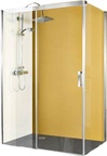 Дверь сдвижн.Soft&Silent,1200хh2000мм,для бок.стенки,вход прав.476мм,неподв.сегм.,креп.лев.(пр.алюм.хр.эфф,ст.8мм прозр.ShowerGuard-Klarglas)MK 880 ZZ