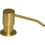 Дозатор для жидкого мыла или иного моющего средства, встраиваемый в столешницу в ванной или на кухне,цв.светлое золото, ZZ