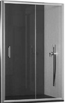 Душевая дверь Manhattan 100*200 см, хром профиль, прозрачное стекло, установочный набор в комплекте XX